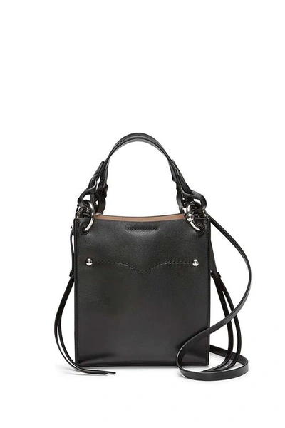 Rebecca Minkoff Mini Kate North/south Leather Tote - Black