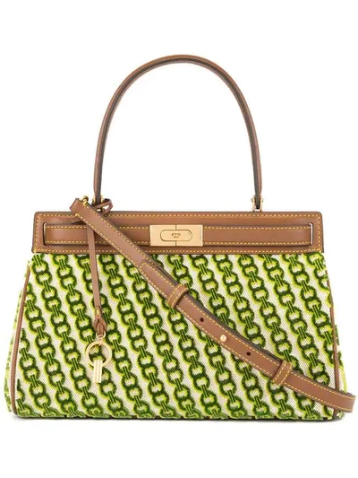 Tory Burch Lee Radziwill Small Satchel - Green