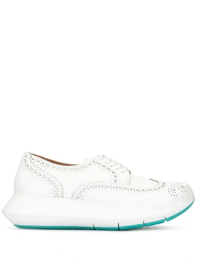 Clergerie Chunky Trainers In White