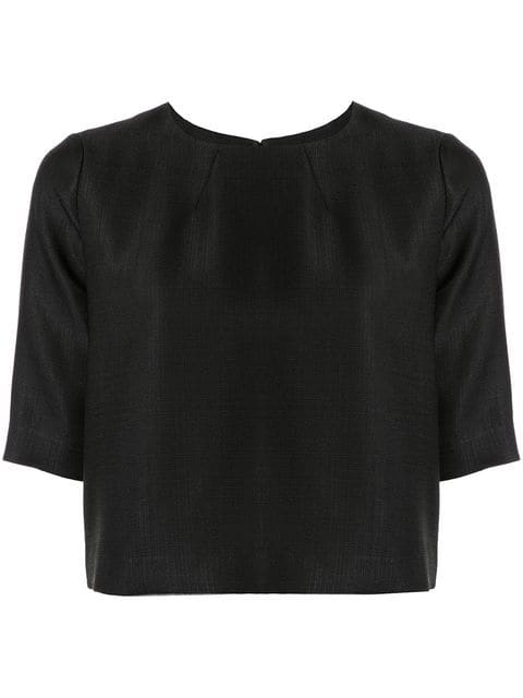 Partow Boxy Fit Top In Black | ModeSens