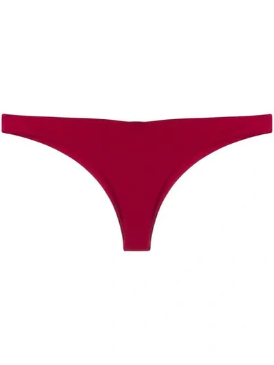 Mc2 Saint Barth Naomi Bikini Bottoms In Red