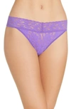 Hanky Panky Original Rise Thong In Vibrant Violet Purple