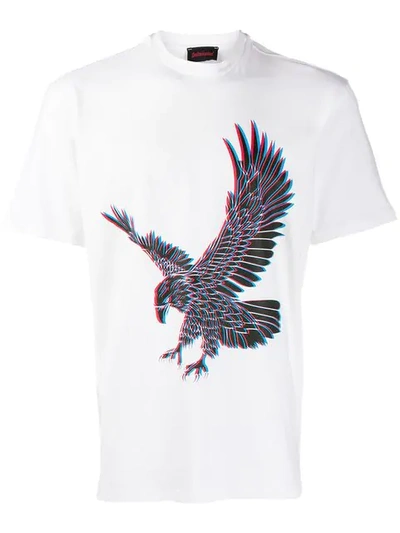 Intoxicated 3d Eagle T-shirt In White