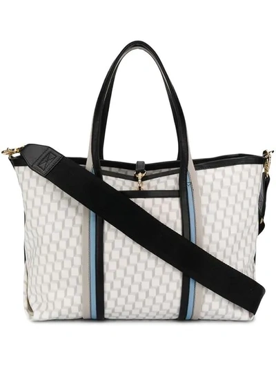 Pierre Hardy Geometric Print Shopper Tote - White