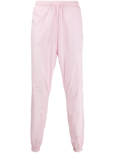 Soulland Drawstring Track Trousers In Pink