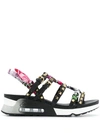 Ash Lilly Sandals - Black