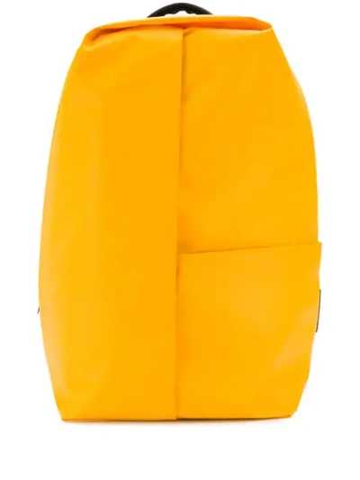 Côte And Ciel Folded Backpack In Yellow