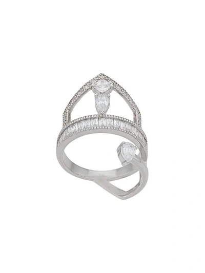 V Jewellery Anie Ring In Silver