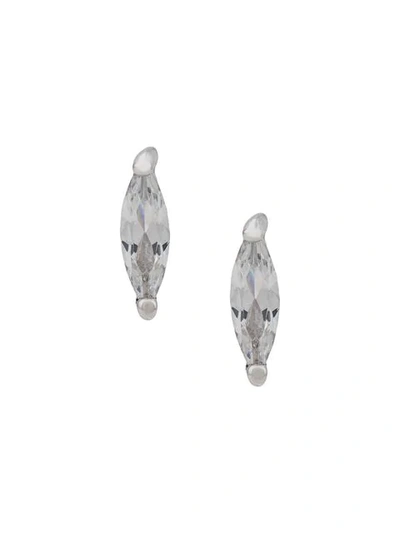 V Jewellery San Stud Earrings - Silver
