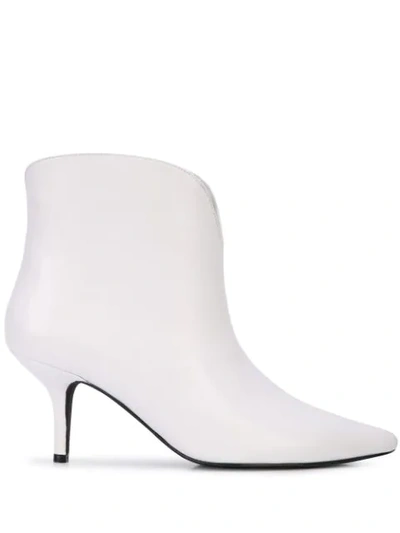 Anine Bing Annabelle Boots In White