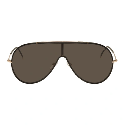 Tom Ford Black Mack Sunglasses In 01a Roseblk