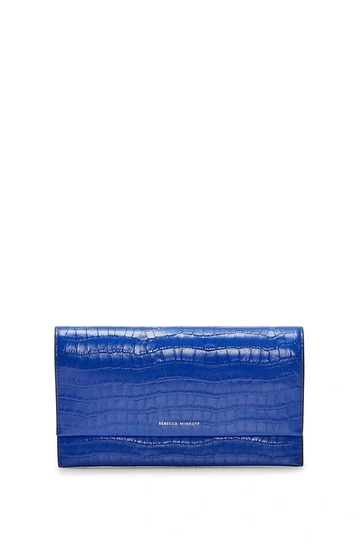 Rebecca Minkoff Wallet Clutch In Bright Blue