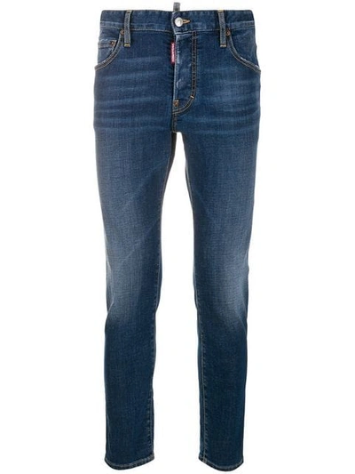 Dsquared2 Skater Skinny Jeans In Blue