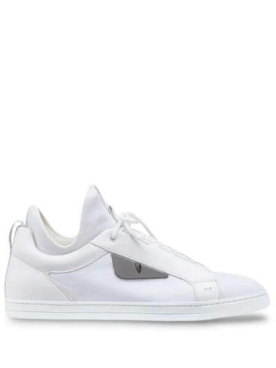 Fendi Scuba Insert Sneakers In White