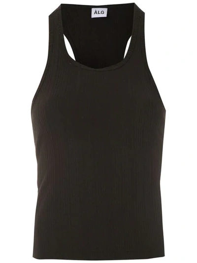 Àlg Ribbed Tank Top In Black