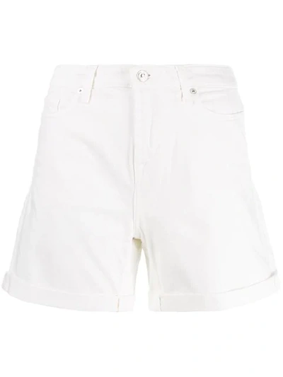 7 For All Mankind Boy Denim Shorts - White