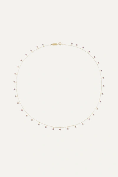 Jennifer Meyer By-the-inch 18-karat Gold Sapphire Necklace