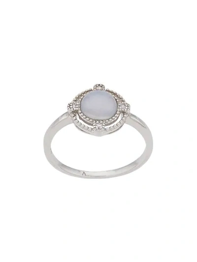 V Jewellery Chalcedony Ring In Silver