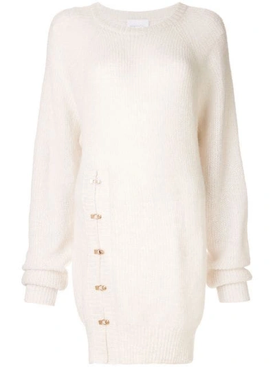 Alice Mccall The Sign Longline Jumper In White
