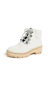 3.1 Phillip Lim / フィリップ リム Dylan Suede/canvas Lace-up Hiking Boot In Natural