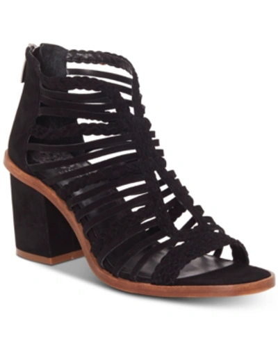 Vince Camuto Women's Kestal Leather High-heel Sandals In Black