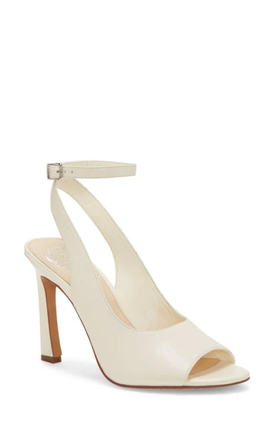 Vince Camuto Women's Reteema Leather High-heel Sandals In Warm White Leather