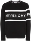 Givenchy Sweatshirt Mit Rundhalsausschnitt In Black