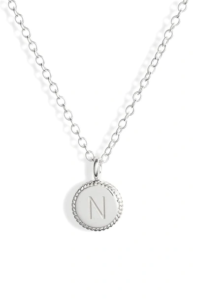 Anna Beck Initial Pendant Necklace In N - Gold/ Silver