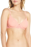 Natori Bliss Perfection Underwire Contour Bra In Pop Peach