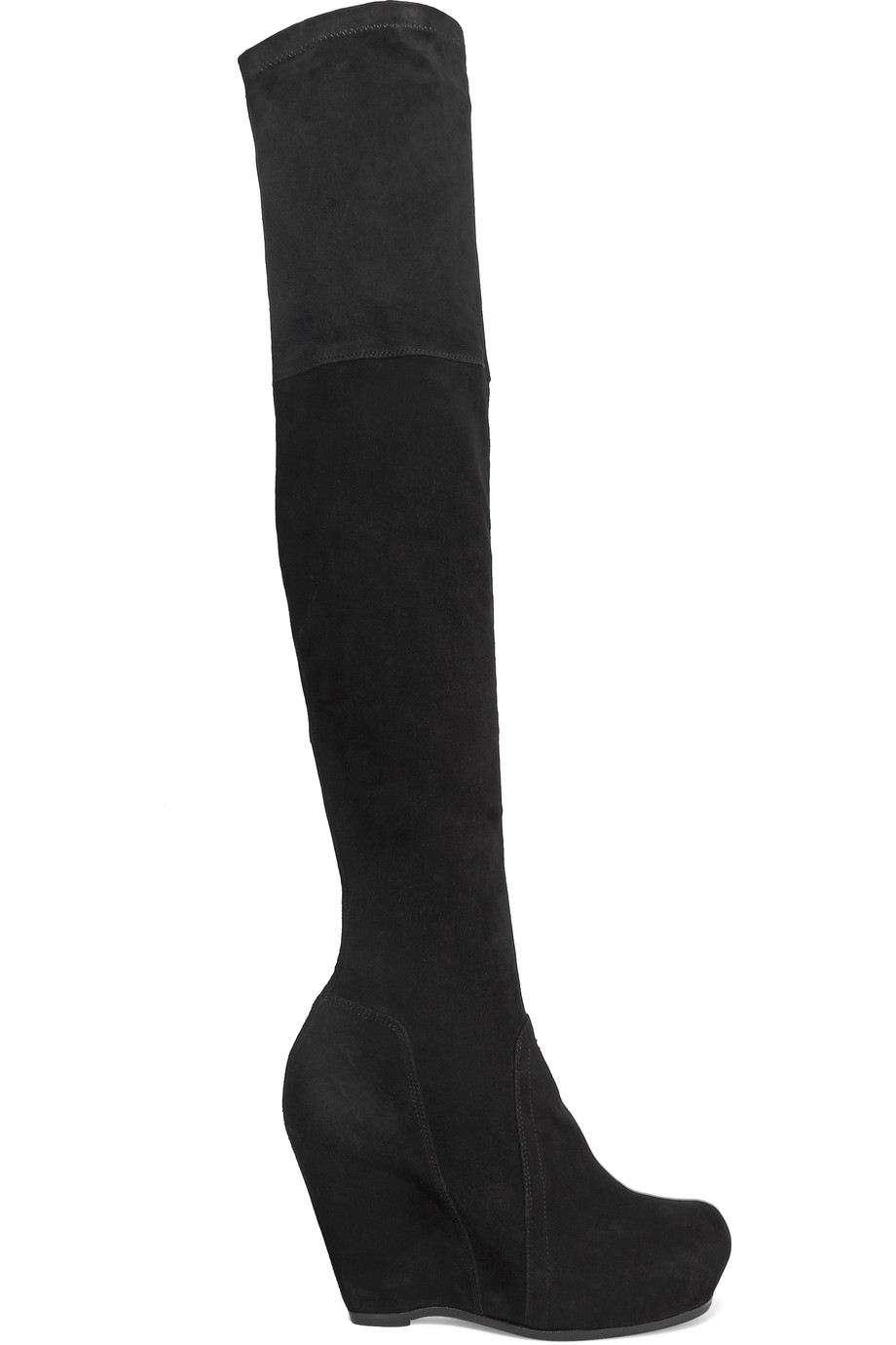 Rick Owens Suede Over-the-knee Boots | ModeSens