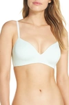 Calvin Klein Form Lightly Lined Demi Bra In Elysian Green