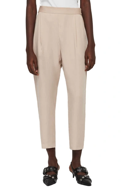 Allsaints Alva Ankle Trousers In Nude Pink
