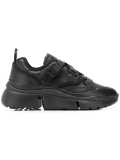 Chloé Sonnie Low-top Sneakers In Black