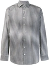 Etro Checked Shirt In Black