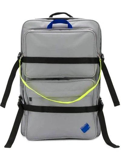 Ader Error Utility Strap Backpack In Grey