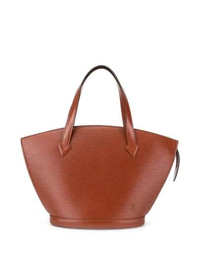 Pre-owned Louis Vuitton  Saint Jacques Epi Bag In Brown