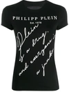 Philipp Plein Statement T-shirt In Black