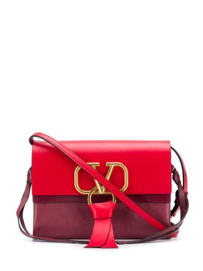 Valentino Garavani Vring Shoulder Bag In Red