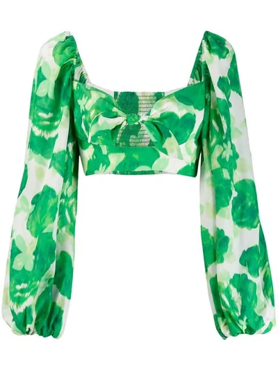 Alice Mccall Cropped Top - Green