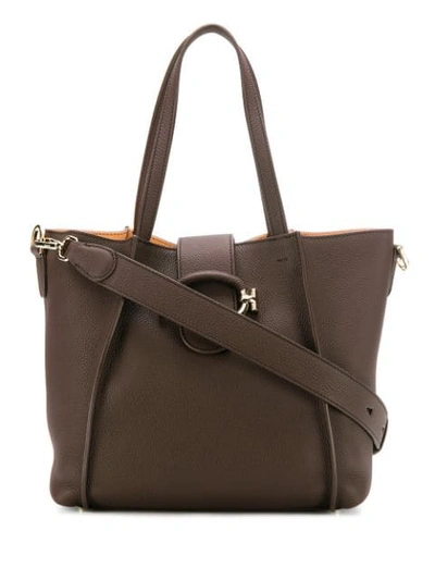 Tod's Double T Shopping Bag - Brown