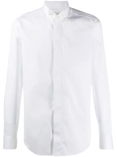 Alessandro Gherardi Concealed Front Shirt In White