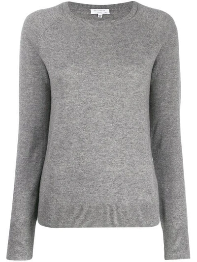 Equipment Round Neck Jumper In Heather Grey