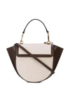 Wandler Hortensia Mini Canvas Shoulder Bag In Brown