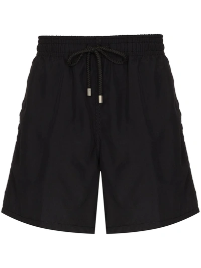 Black All-Over Logo Swim Shorts Ssense Uomo Sport & Swimwear Costumi da bagno Pantaloncini da bagno 