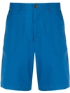 Michael Michael Kors Tailored Fitted Shorts In Blue