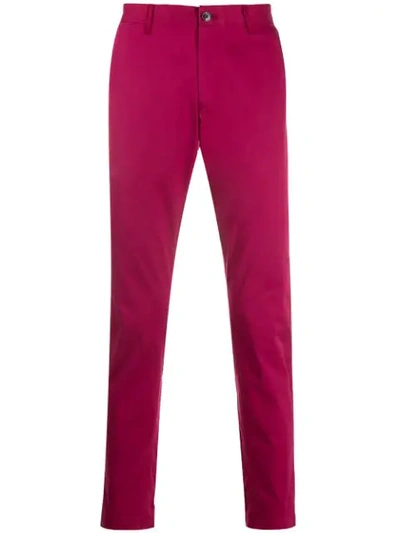 Michael Michael Kors Straight-leg Denim Trousers In Red