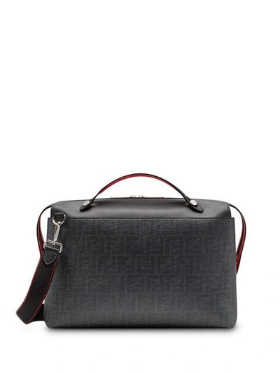 Fendi By The Way Briefcase Bag In F0p0n-black+red+palladium