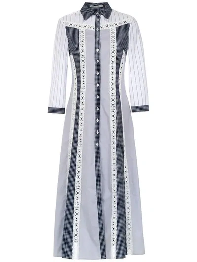 Martha Medeiros Midi Shirt Dress In White