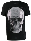 Philipp Plein Platinum Cut Skull T-shirt In Black