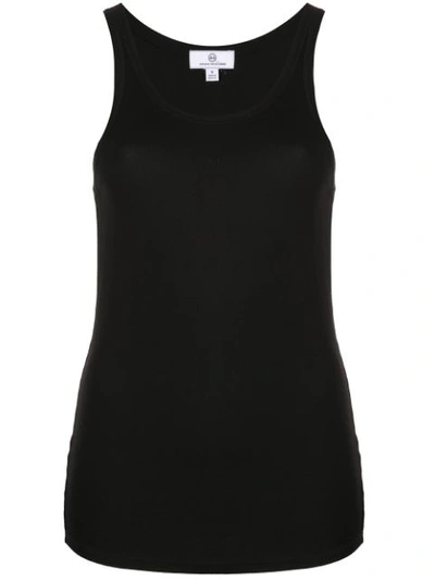 Ag Cambria Scoop-neck Tank In Black